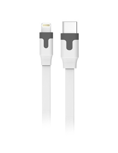 Cable Lightning a USB-C Blanco de Puro
