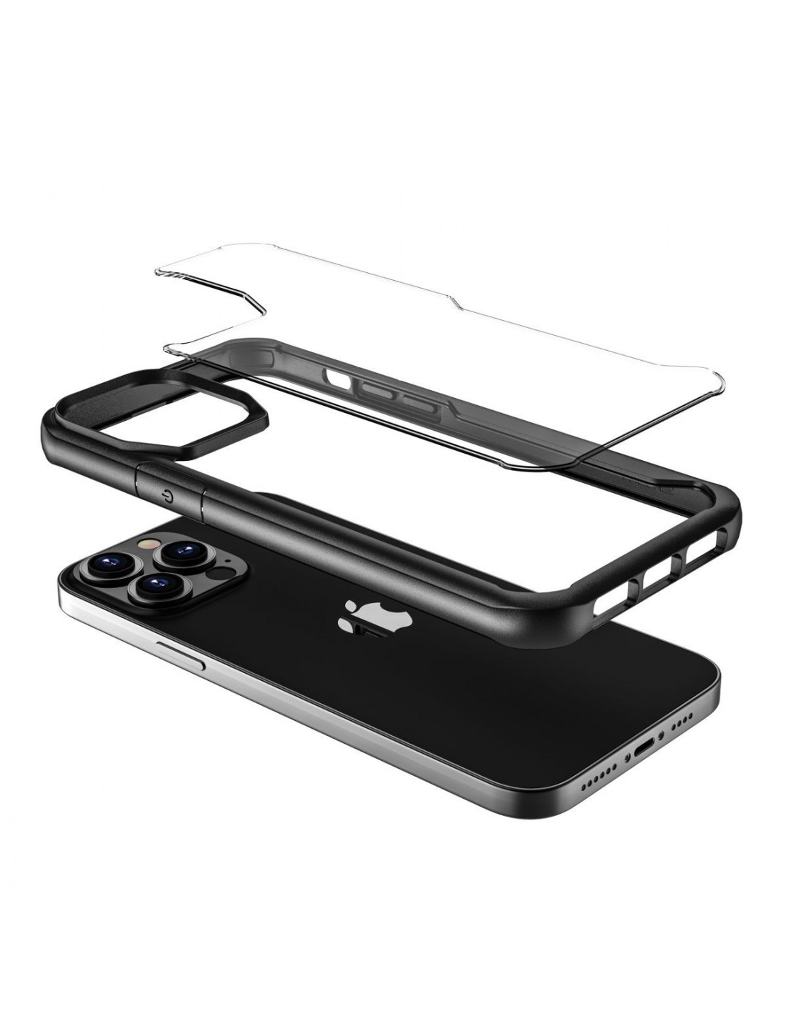 Funda Muvit ShockProof 2M Transparente para iPhone 15 Pro Max - Funda para  teléfono móvil