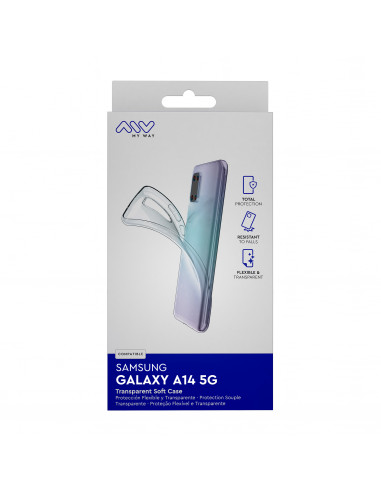 Funda compatible con Samsung Galaxy A14 5G, teléfono celular Loopy ultra  delgada, carcasa para teléfono inteligente con agarre ajustable, marco