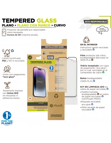 Protector Pantalla Vidrio Templado Alta Calidad iPhone 15 Pro Max