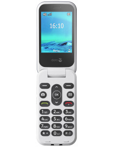 Doro 6880 -Téléphone Mobile 4G à Clapet pour Senior - Simple d