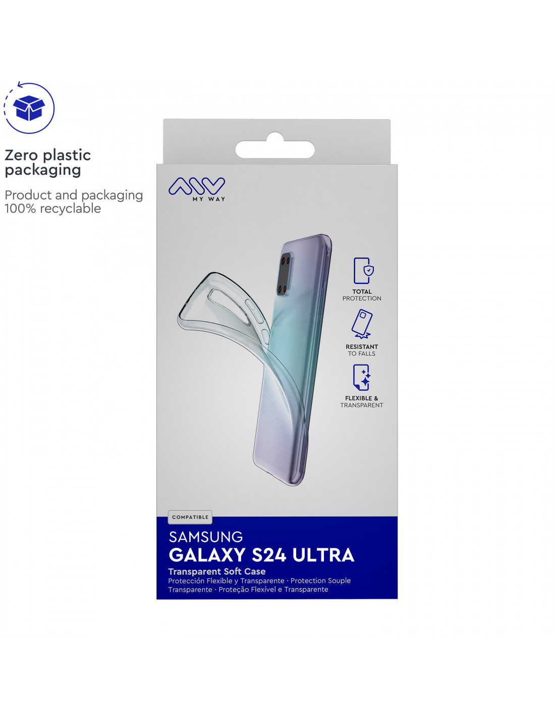 Funda de silicona Samsung para Galaxy S24 Ultra