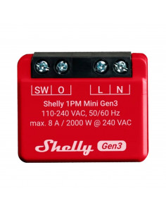 Shelly Módulo switch Mini...